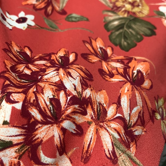 DONATING, LAST CHANCE LULU’s Dusty Rose Floral Print Skater Dress - Picture 11 of 11